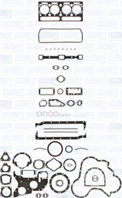 Dichtsatz Zylinderkopfdichtung gasket set für Perkins 4.203 50 5D MF 158 Massey