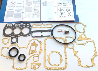 Head gasket Kit Service Manual Operators Parts für Massey Ferguson MF1010