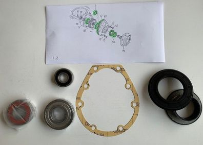 Differential Lenkung Kugellager Dichtring für Hinomoto 4x4 C144 C174 E2304