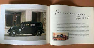 Show Room Catalog Brochure English Mercedes 260D W138 / 1936-37 Reprint