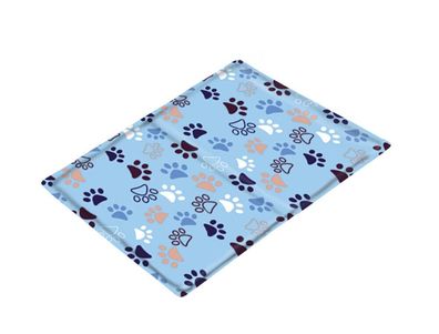 Nobby Kühlmatte "LISSI"blau; M: 65 x 50 cm Hund Bett kühlend