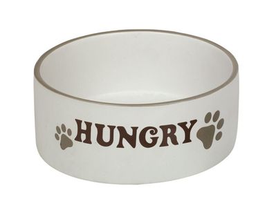 Nobby Hunde Keramiknapf "HUNGRY"creme ?18,0 X 7,0 cm