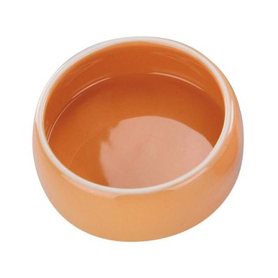 Nobby Keramik Futtertrog orange 500 ml Napf Nager Nagetiere Meerschweinchen