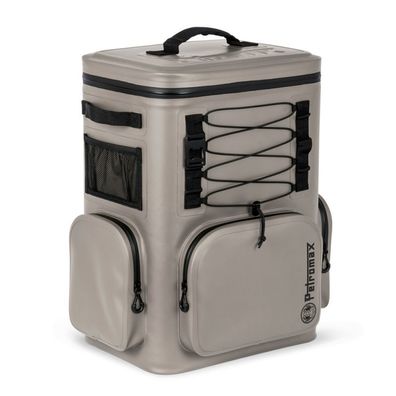 Petromax Kühlrucksack 27 Liter Sandfarben - 8 Tage Passive Kühlung ohne Strom / Wass
