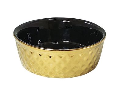 Nobby Keramik Napf "Gold"gold/ schwarz 15 x 6 cm, 0,50 l