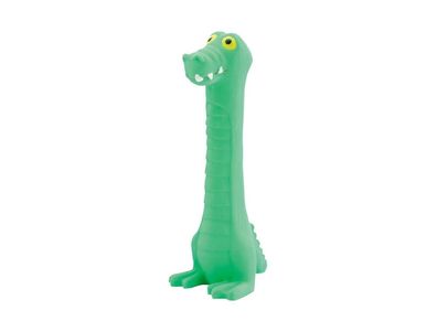 Nobby Latex Lulatsch Krokodilgruen 18 cm Hund Spielzeug Kauen