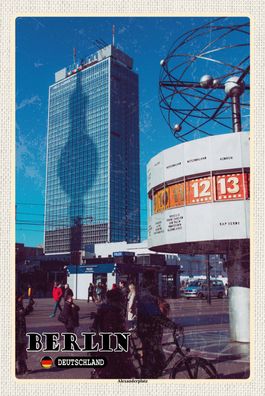 Top-Schild m. Kordel, versch. Größen, BERLIN, Hauptstadt, Alexanderplatz, neu & ovp