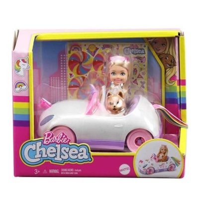 Mattel Barbie Chelsea Puppe Spiel Set inkl Auto