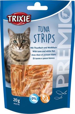 Trixie PREMIO Tuna Strips Katze leckerlies Snacks Thunfisch, Weißfisch *