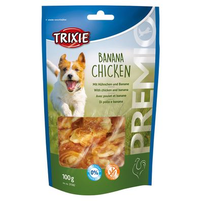 Trixie Premio Banana Chicken 100 g, Hundesnack leckerlies Hund Dog Belohung*