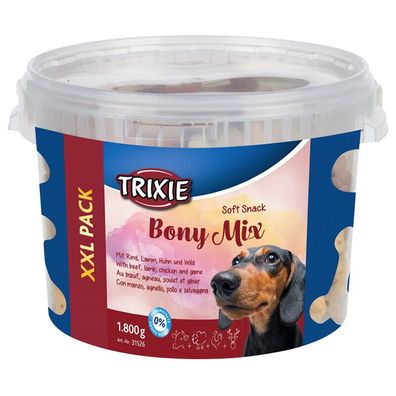 Trixie Soft Snack Bony Mix XXL 1,8 kg, Hundesnack Hund Dog leckerlie