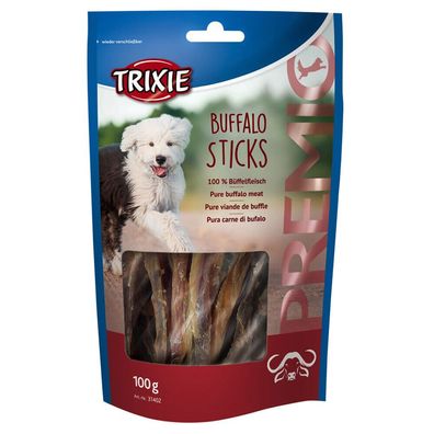 Trixie Premio Buffalo-Sticks 100 g, Hundesnack Leckerlies Hund Dog*