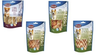 PREMIO Corn Dogs Fish Chicken Wheels Sticks Apple Chicken Dog Belohnung Food