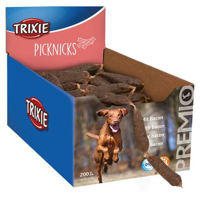 Trixie Premio Picknicks Würste Bacon, 8 cm, 200 Stück
