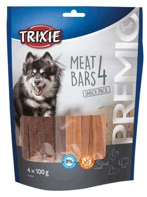 Trixie PREMIO 4 Meat Bars 4 x 100 g Hundesnack getreidefrei