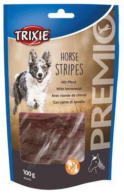 PREMIO Horse Stripes 100 g mit Pferd Ross Allergiker Leckerlie Snack