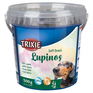 Trixie Soft Snack Lupinos 500 g, Hundesnack Leckerli Lupinen Geflügel