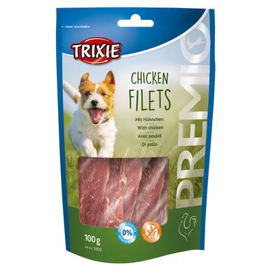 100g Trixie PREMIO Chicken Huhn Filets Hundesnack glutenfrei ohne Zuckerzusatz
