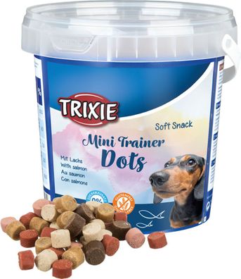 Hundesnack Trixie Trainer Snack Mini Dots Belohnung Leckerli weich soft 500 g
