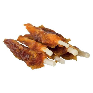 Trixie Premio Chicken Flags Hundesnack Rinderhaut-Kaurollen mit Hühnchen 1 kg