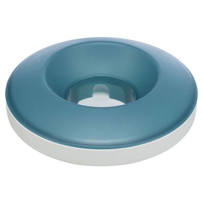 Trixie Slow Feeding Napf Rocking Bowl grau/ blau Anti Schling Napf 500 ml 23 cm