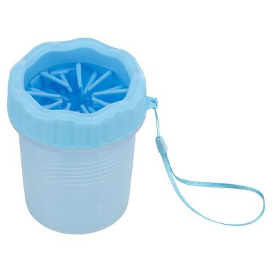 Trixie Pfotenreiniger blau für Hunde, spülmaschinengeeignet