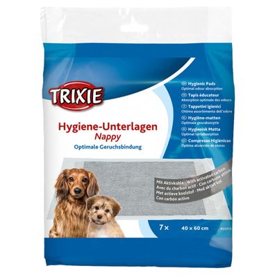 Trixie Hunde Hygiene-Unterlage Nappy mit Aktivkohle, Hund, Dog, div. Größen