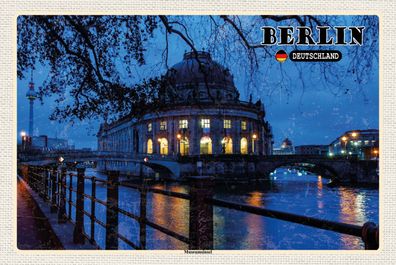 Top-Schild m. Kordel, versch. Größen, BERLIN, Hauptstadt, Museumsinsel, neu & ovp -2-