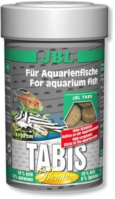 JBL Tabis 100ml Premium Futter Futtertabletten mit Krill und Spirulina