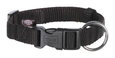 Trixie Classic Hunde Halsband schwarz Dog XS-S S-M M-L L-XL Nylon verstellbar
