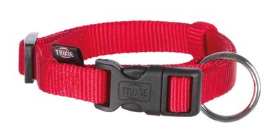 Trixie Classic Hunde Halsband rot red XS-S S-M M-L L-XL Nylon verstellbar