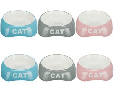 Trixie Keramiknapf CAT, 13 cm / 200 ml Katze Cat Futter Wasser
