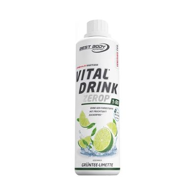 Best Body Nutrition Vital Drink Zerop (500ml) Green Tea Lime