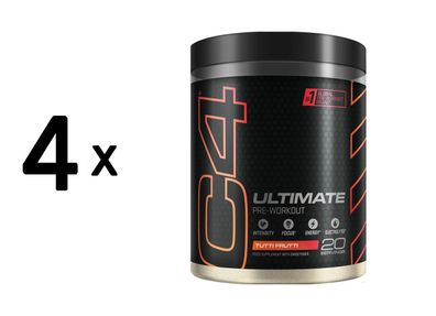 4 x Cellucor C4 Ultimate (496g) Tutti Frutti