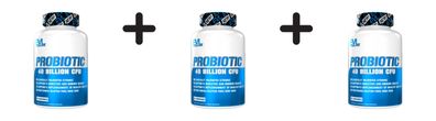 3 x EVL Nutrition Probiotic (60 caps) Unflavoured