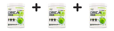 3 x Genius Nutrition CreaF7 (405g) Green Apple