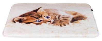 TRIXIE Liegematte Tilly 50 x 40 cm beige Decke Kissen Katzen Katzendecke Plüsch