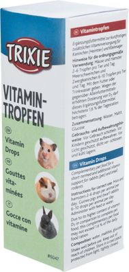 Trixie Vitamintropfen Kleintiere 15 ml Kanninchen Merrschweinchen Nagetiere*