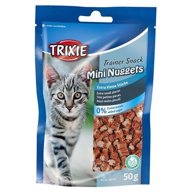 Trixie Trainer Snack Mini Nuggets 50 g, Katzensnack Catr Katze