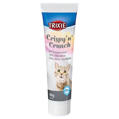 Trixie Crispy'n'Crunch Katzen Paste 100 g Cat Leckerli Medikamenten verabreichen