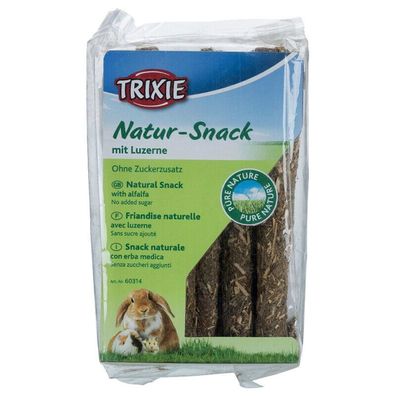 Trixie Natur-Snack 70 g Weidenhölzer mit Luzerne Nagersnack Kaninchen Kleinnager