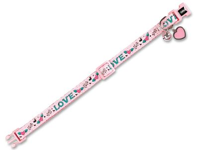 Nobby Katzenhalsband LOVE pink Katzer Cat Halsband