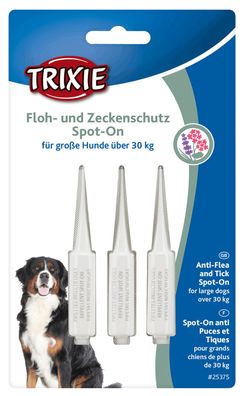 TRIXIE Spot On Floh- und Zeckenschutz Flöhe, Zecken, Milben Hund über 30 kg*