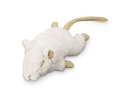 Nobby Plüsch MAUSweiss 19 cm Katze Spielzeug Kauen Jagen