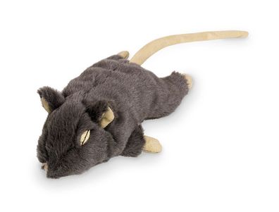 Nobby Plüsch MAUSgrau 19 cm Katze Spielzeug Kauen Jagen