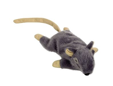 Nobby Plüsch MAUSgrau 14,5 cm Katze Spielzeug Kauen Jagen