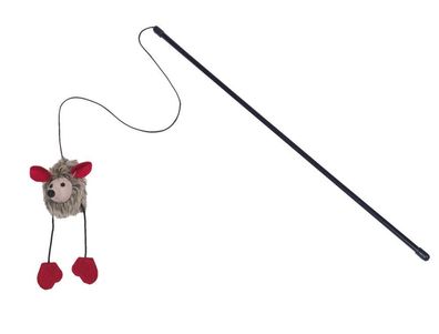 Nobby Angel mit Plüsch Maus, mit Sound6 cm; 50 cm Katze Spielzeug