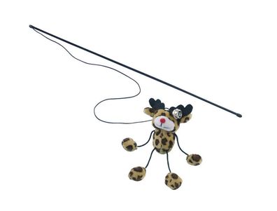Nobby Angel mit Plüschfigur46 cm; 63 cm Band Katze Spielzeug