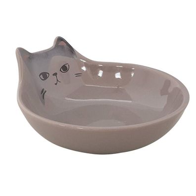 Nobby Katzen Keramik Schale "Kato"grau; Katze Cat 12 x 5,5 cm, 0,15 l