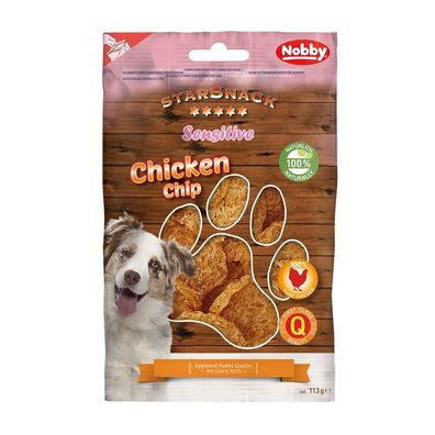 Nobby Hund Snack Leckerlie StarSnack Sensitive Chicken Chip ca. 113 g